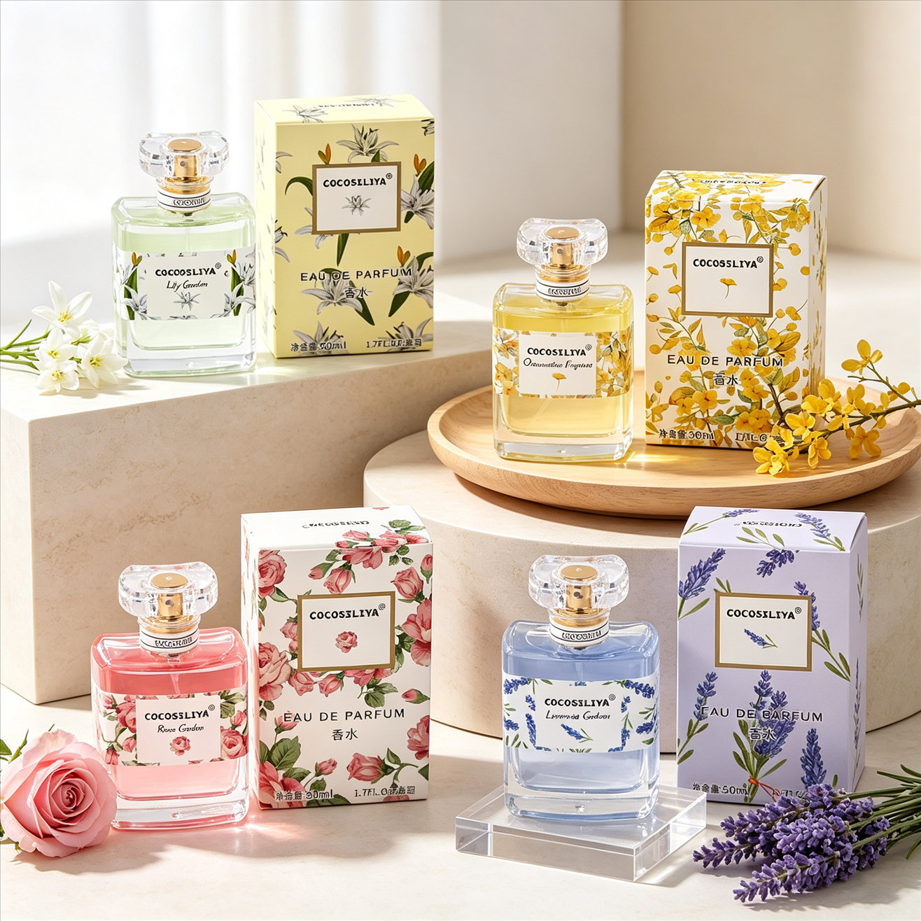 Novelty Gifts - น้ำหอมสำหรับผู้หญิง ขนาด 1.7 ออนซ์ จำนวน 2