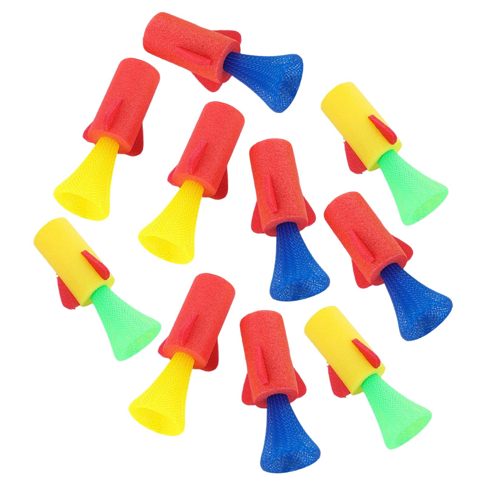 Novelty Gifts - ของเล่นเด็ก จรวดกระโดด EVA ใช้สปริงขับเคลื่อน ของเล่นแปลกใหม่สนุกๆ สำหรับเด็ก