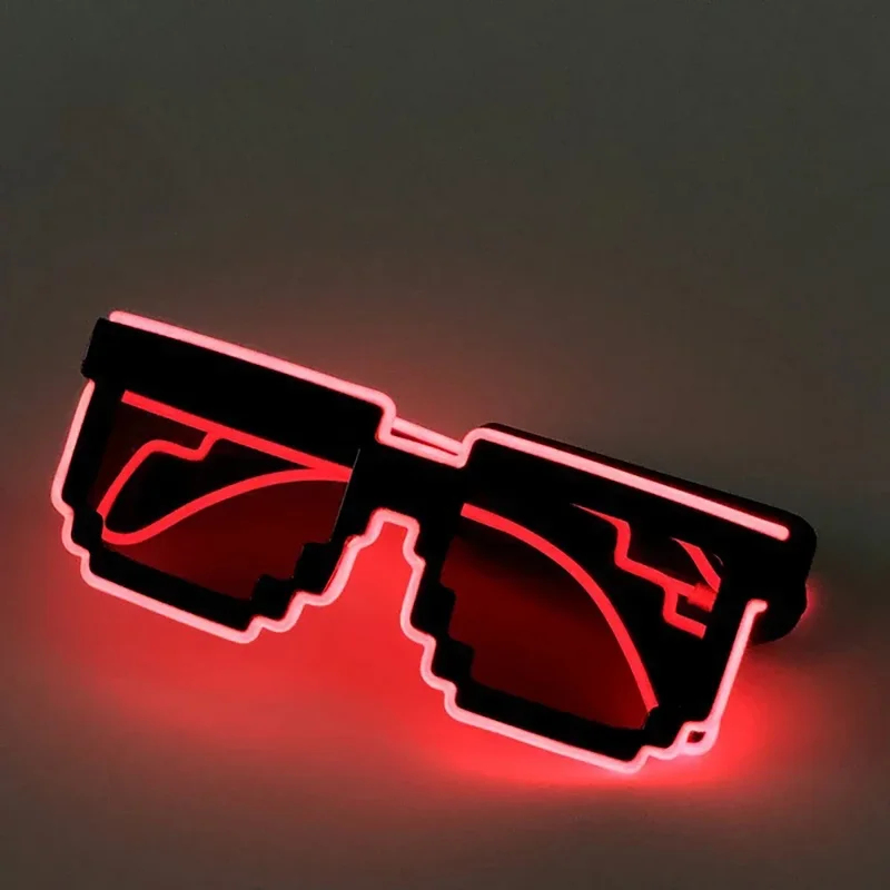 แว่นตา LED ไร้สายเรืองแสงในที่ - Glow In The Dark Party Glasses บทวิจารณ์และราคา