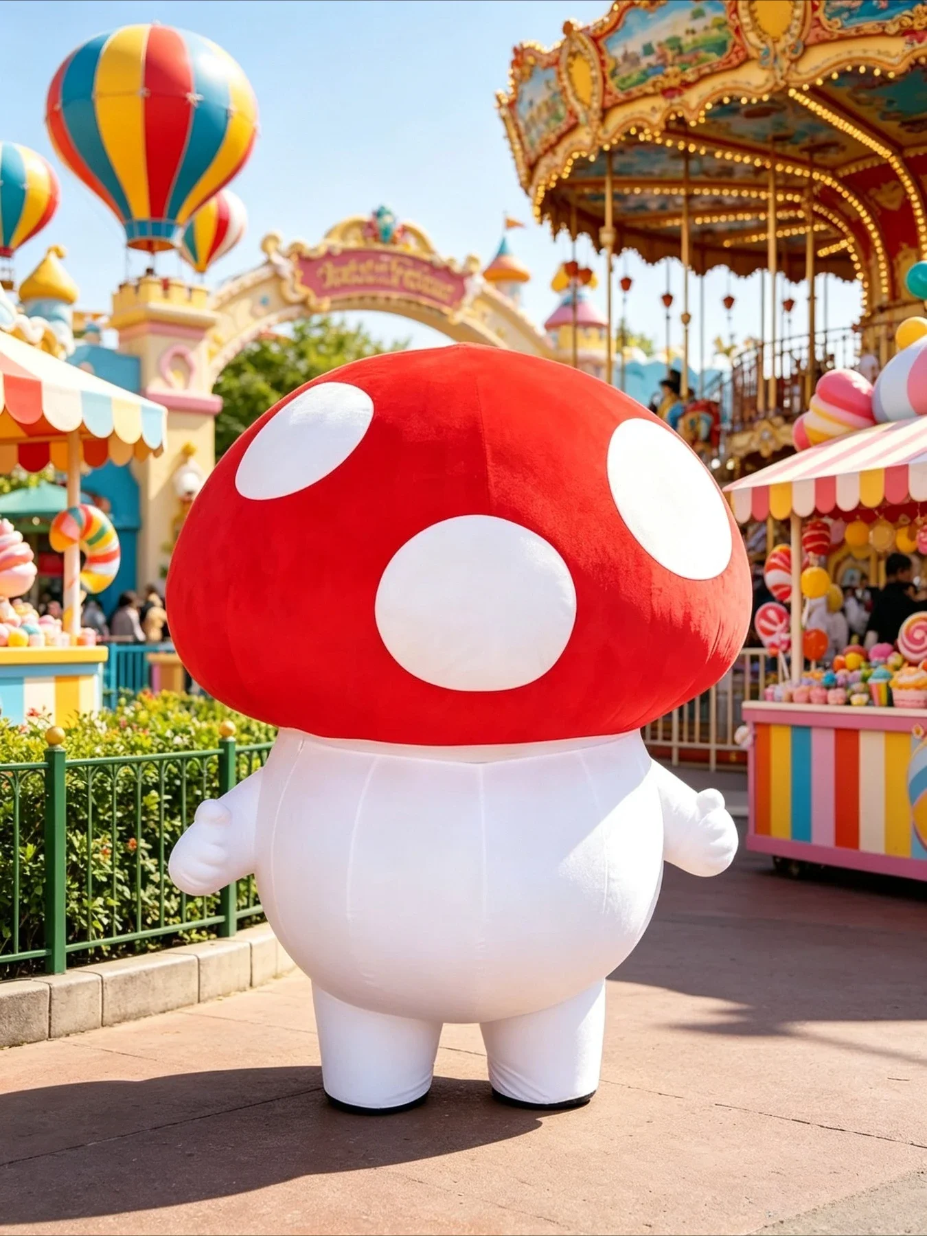 ชุดมาสคอตเห็ดเป่าลม สำหรับผู้ใ - Costumes บทวิจารณ์และราคา