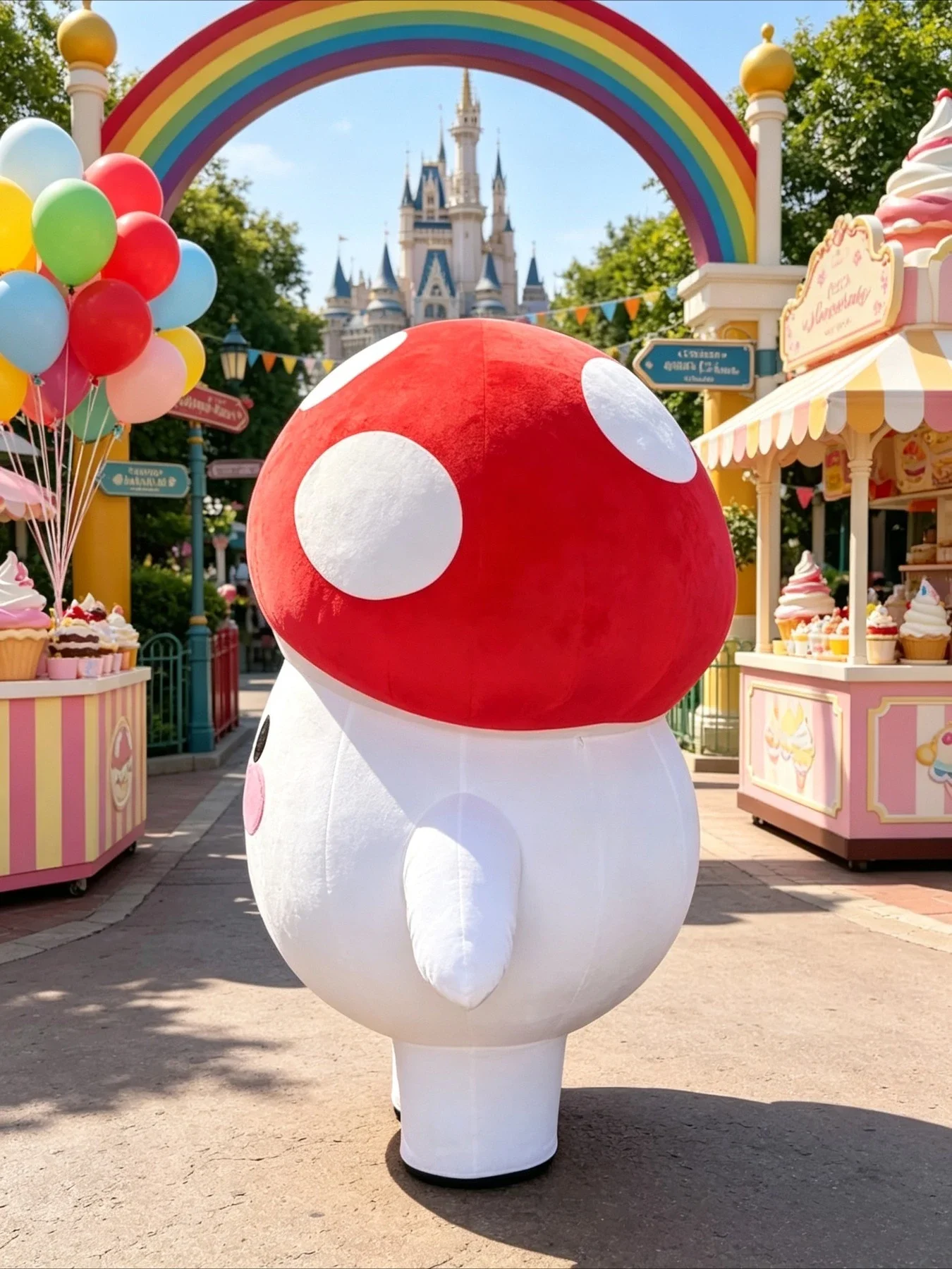 ชุดมาสคอตเห็ดเป่าลม สำหรับผู้ใ - Costumes บทวิจารณ์และราคา
