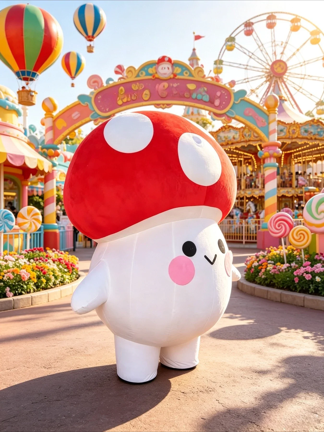 ชุดมาสคอตเห็ดเป่าลม สำหรับผู้ใ - Costumes บทวิจารณ์และราคา