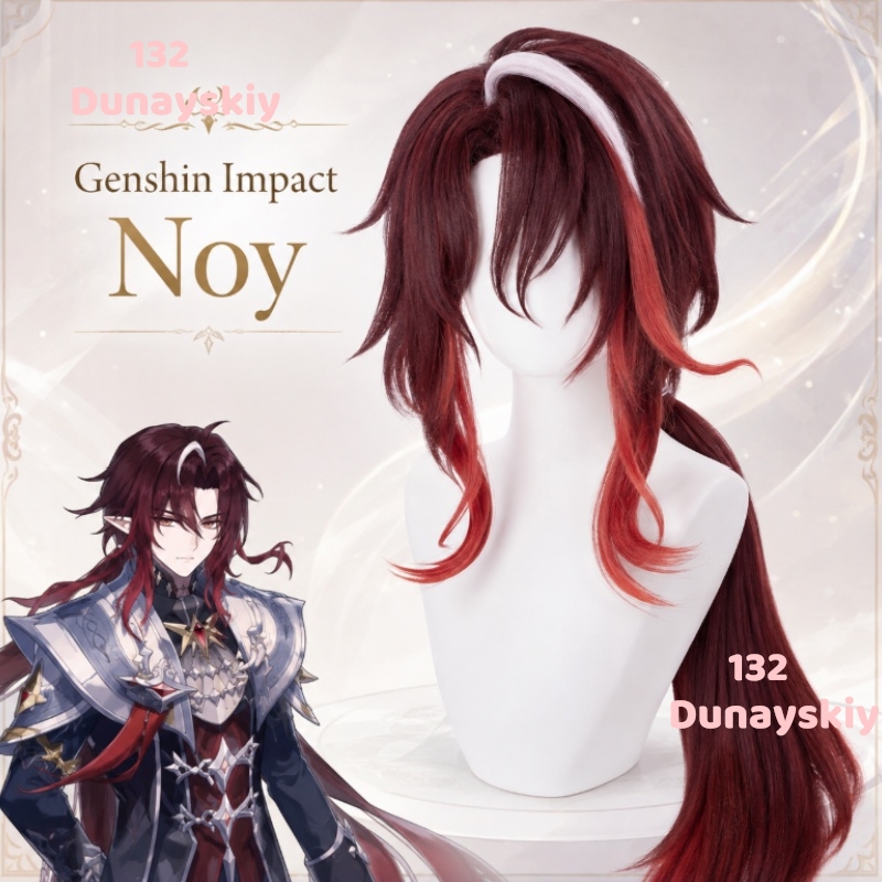 วิกคอสเพลย์ Genshin Impact Noy - Anime Cosplay Wig Heat Resistant บทวิจารณ์และราคา