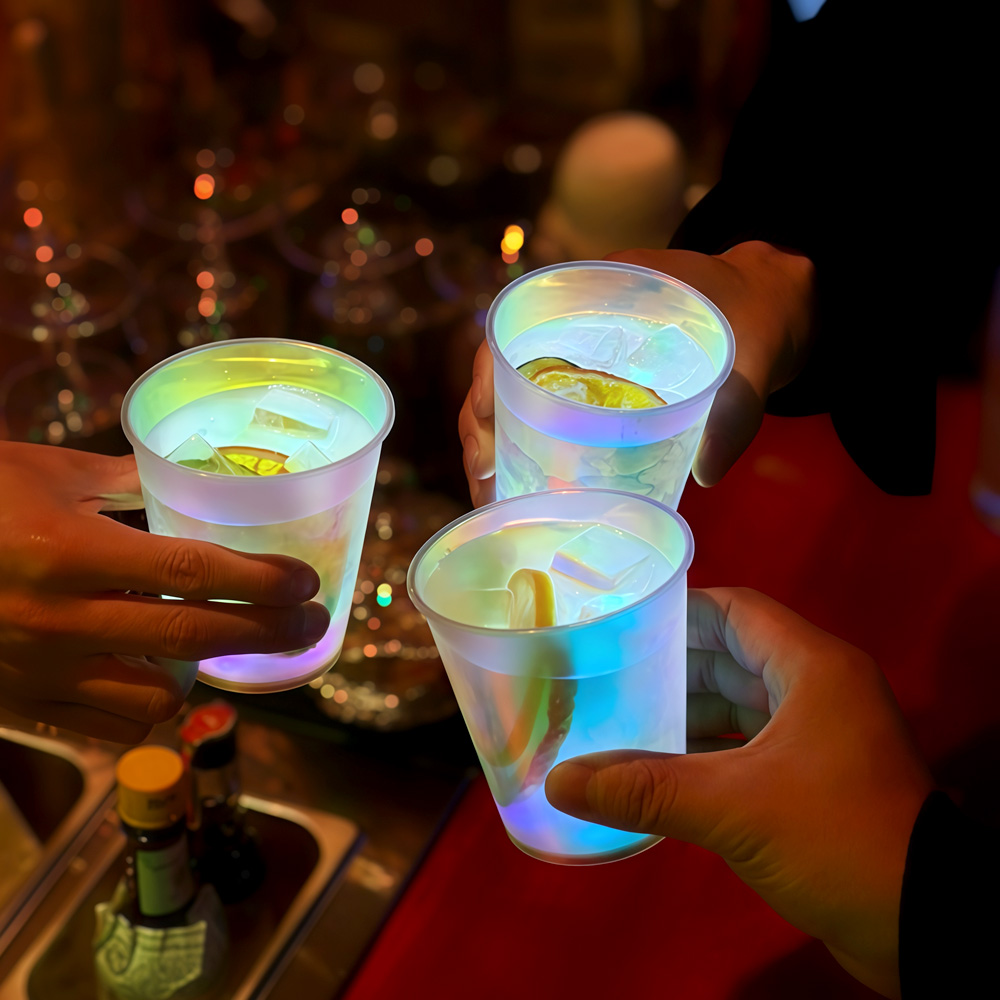 แก้วเรืองแสง LED 10 ชิ้น แก้วไ - Glow In The Dark Party Glasses บทวิจารณ์และราคา