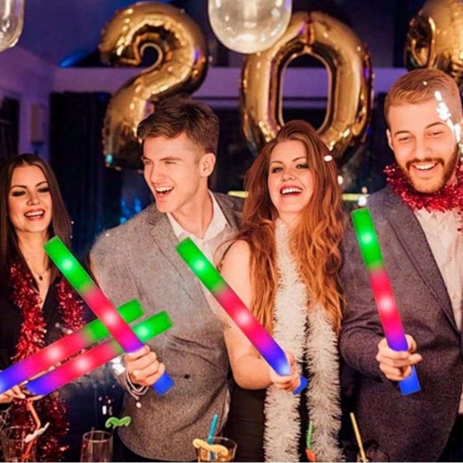 แท่งไฟ LED หลากสี 105 ชิ้น พร้ - Flashing Led Foam Sticks Party บทวิจารณ์และราคา