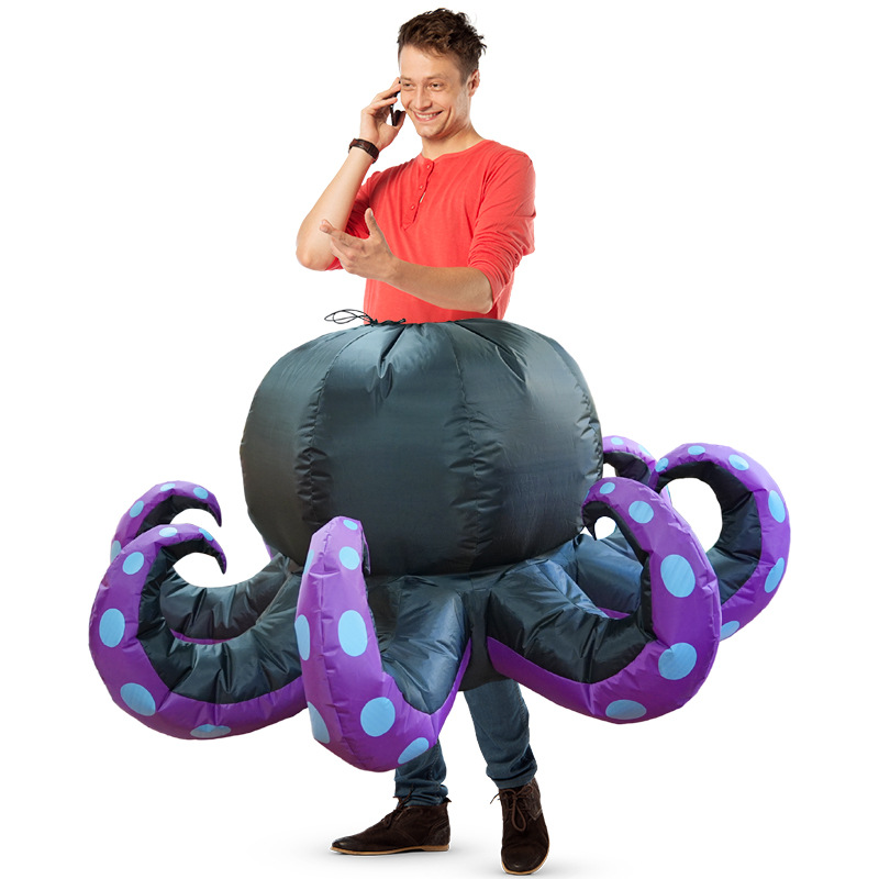 ชุดแฟนซีเป่าลมรูปปลาหมึกยักษ์ท - Costumes บทวิจารณ์และราคา