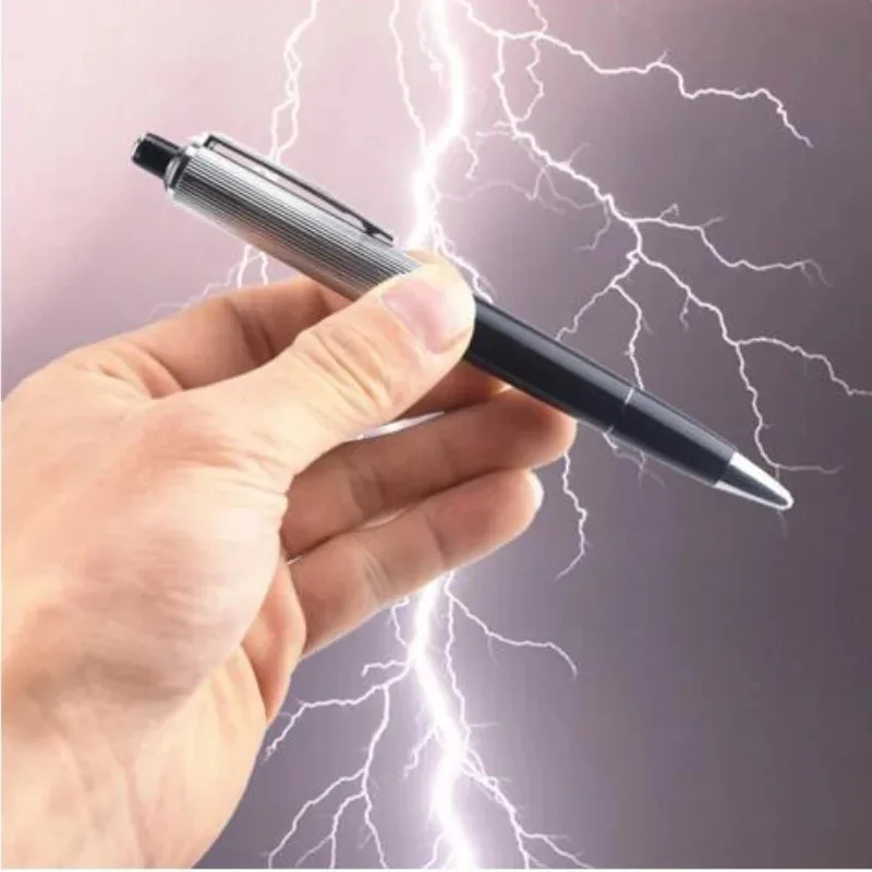 1 ชิ้น ปากกาไฟฟ้าช็อตของเล่นสุ - Shock Pen Prank Toy บทวิจารณ์และราคา