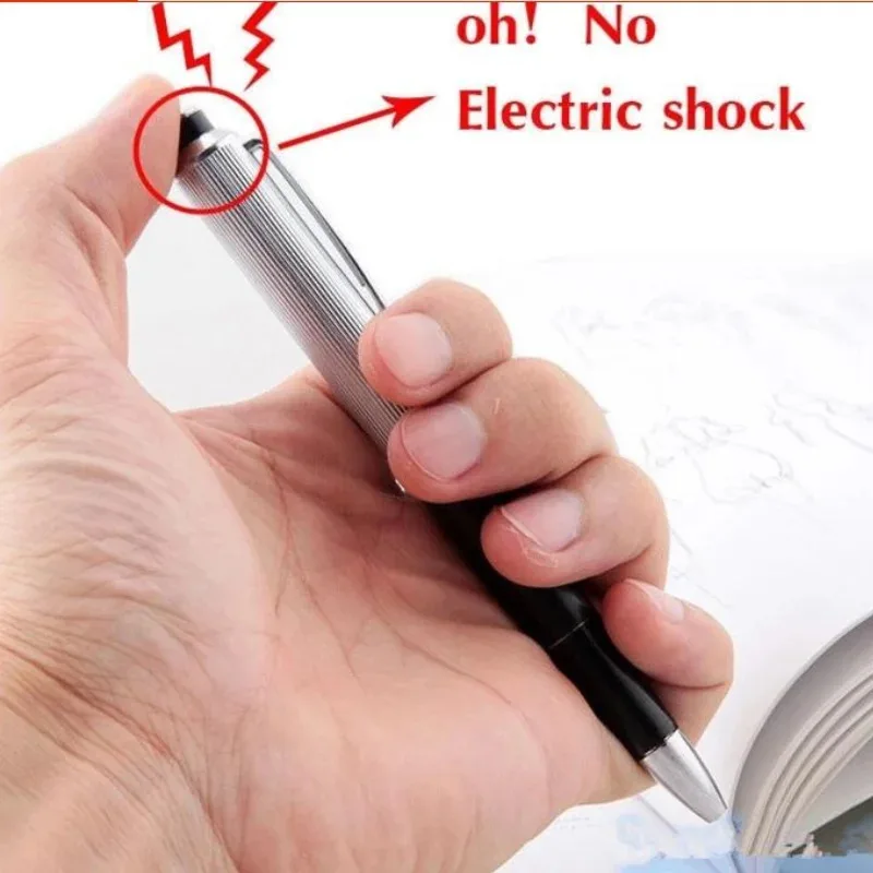 1 ชิ้น ปากกาไฟฟ้าช็อตของเล่นสุ - Shock Pen Prank Toy บทวิจารณ์และราคา
